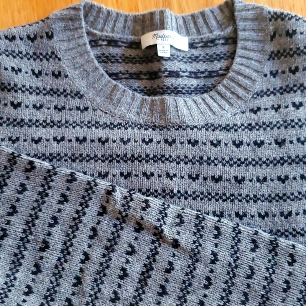 Madewell 100% wool sweater size small